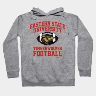 Eastern State University Timberwolves Football (Variant) Hoodie